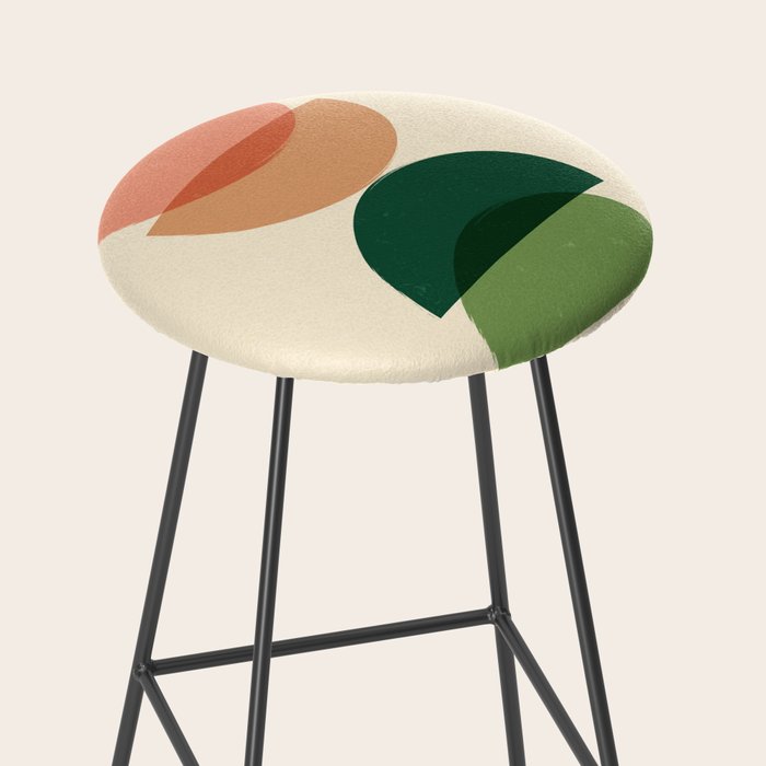 Sun Earth Balance Midcentury Stool Gallery Image 2