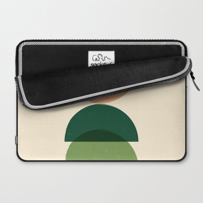 Sun Earth Balance Midcentury Laptop Sleeve Gallery Image 2