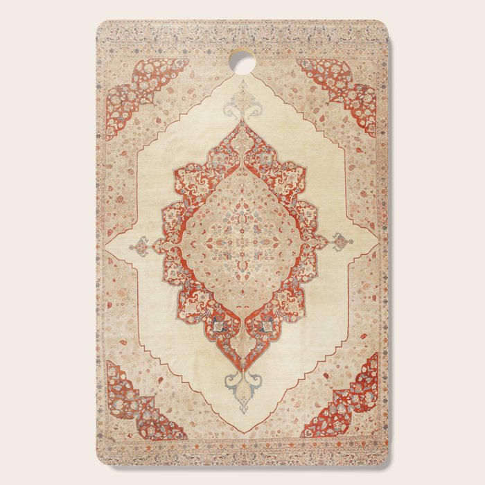 Haji Jalili Tabriz Persian Rug Print Cutting Board Gallery Image 1
