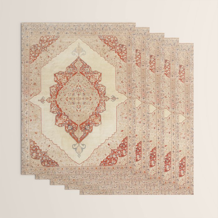 Haji Jalili Tabriz Persian Rug Print Wrapping Paper Gallery Image 3