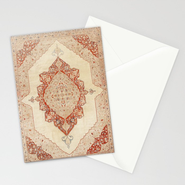 Haji Jalili Tabriz Persian Rug Print Stationery Card Gallery Image 2