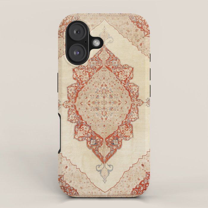 Haji Jalili Tabriz Persian Rug Print iPhone Case Gallery Image 1