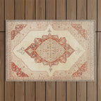 Haji Jalili Tabriz Persian Rug Print Outdoor Rug Gallery Image 1