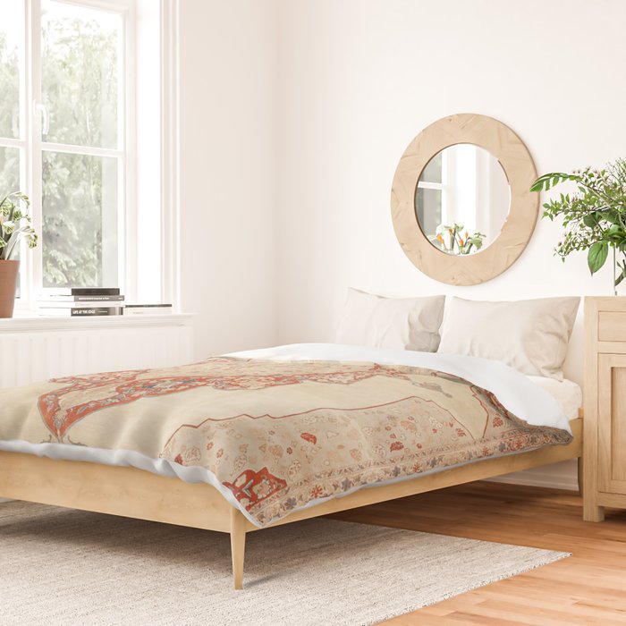 Haji Jalili Tabriz Persian Rug Print Duvet Cover Gallery Image 2