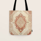 Haji Jalili Tabriz Persian Rug Print Tote Bag Gallery Image 1