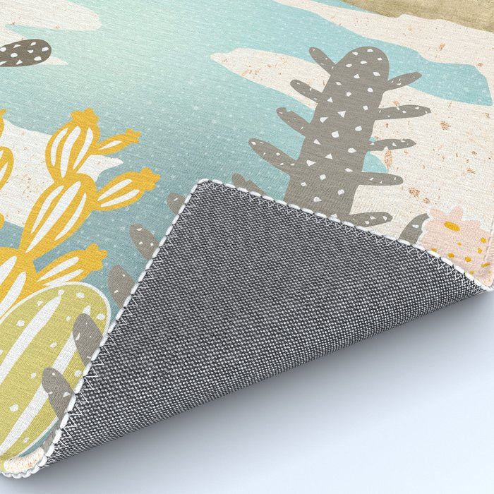 Retro Desert Oasis Rug Gallery Image 4