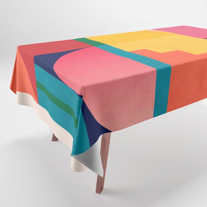Geometric Shapes 39 Tablecloth Gallery Image 1
