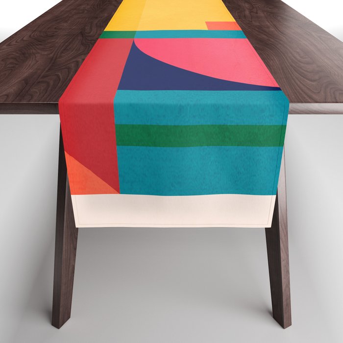 Geometric Shapes 39 Table Runner Gallery Image 1