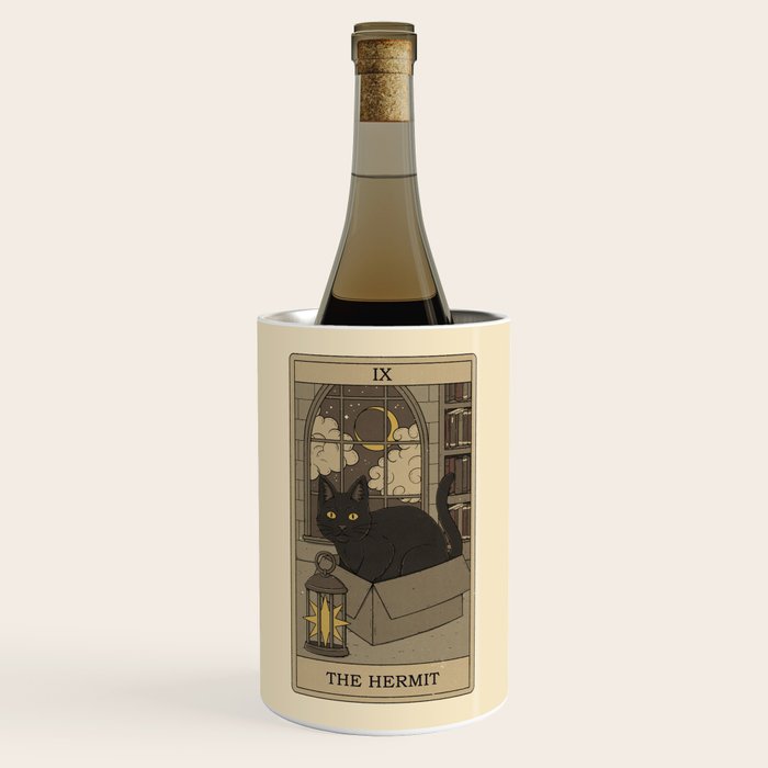 The Hermit - Cats Tarot Wine Chiller Gallery Image 1