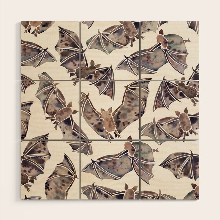 Bat Collection Wood Wall Art Gallery Image 1