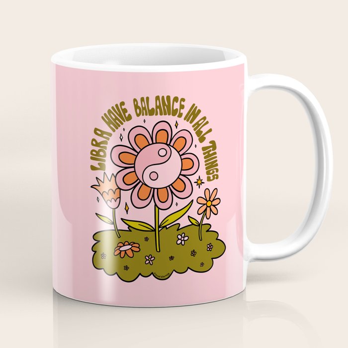 Libra Flower Coffee Mug Gallery Image 1