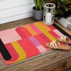 geometric abstract 251 Outdoor Rug Gallery Image 2
