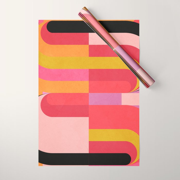 geometric abstract 251 Wrapping Paper Gallery Image 1