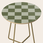 Checkered (Sage & Olive Green) Side Table Gallery Image 2