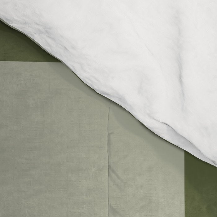 Checkered (Sage & Olive Green) Comforter Gallery Image 4