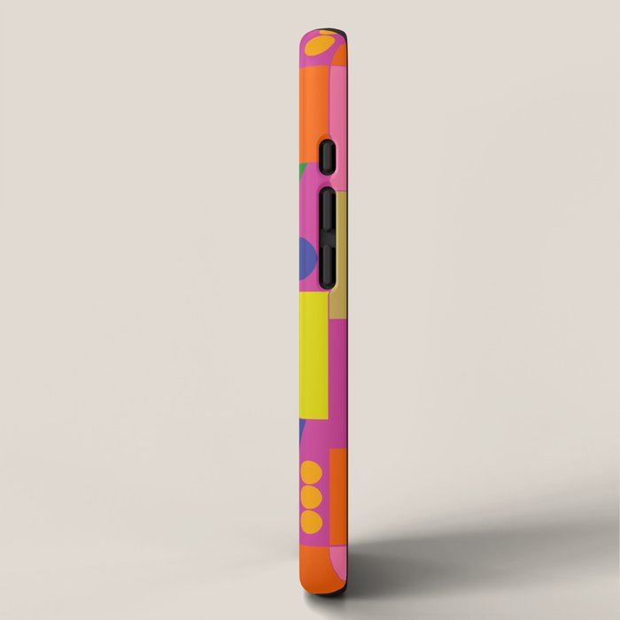 Modtastic Colorful Mid Century Modern Fun Retro Geometric Pattern iPhone Case Gallery Image 2