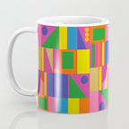 Modtastic Colorful Mid Century Modern Fun Retro Geometric Pattern Coffee Mug Gallery Image 3