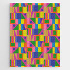 Modtastic Colorful Mid Century Modern Fun Retro Geometric Pattern Jigsaw Puzzle Gallery Image 1