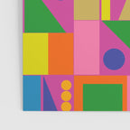 Modtastic Colorful Mid Century Modern Fun Retro Geometric Pattern Poster Gallery Image 3