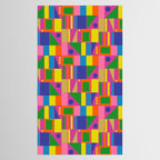 Modtastic Colorful Mid Century Modern Fun Retro Geometric Pattern Tablecloth Gallery Image 2