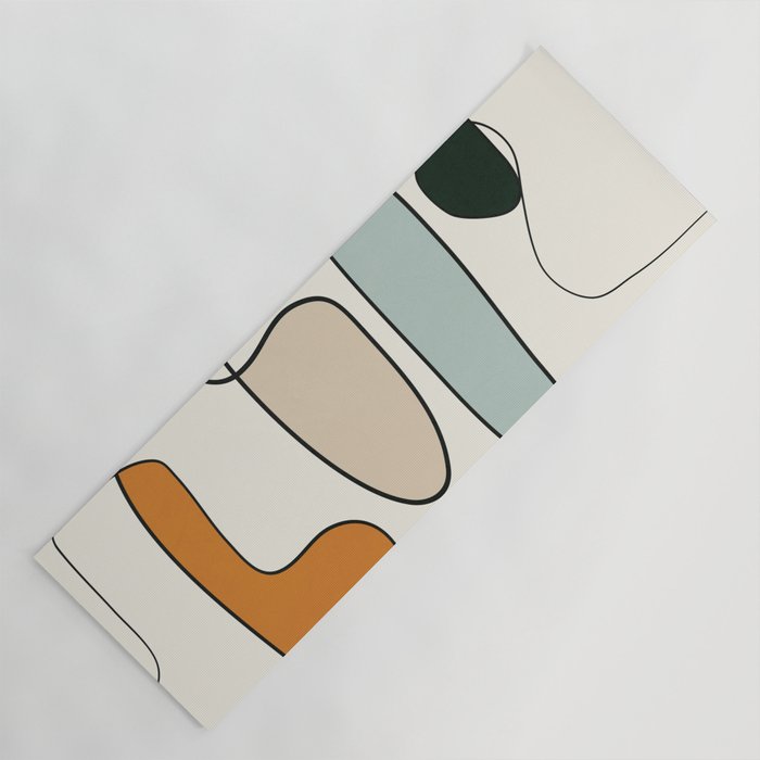 Abstract Line 14 Yoga Mat Gallery Image 1