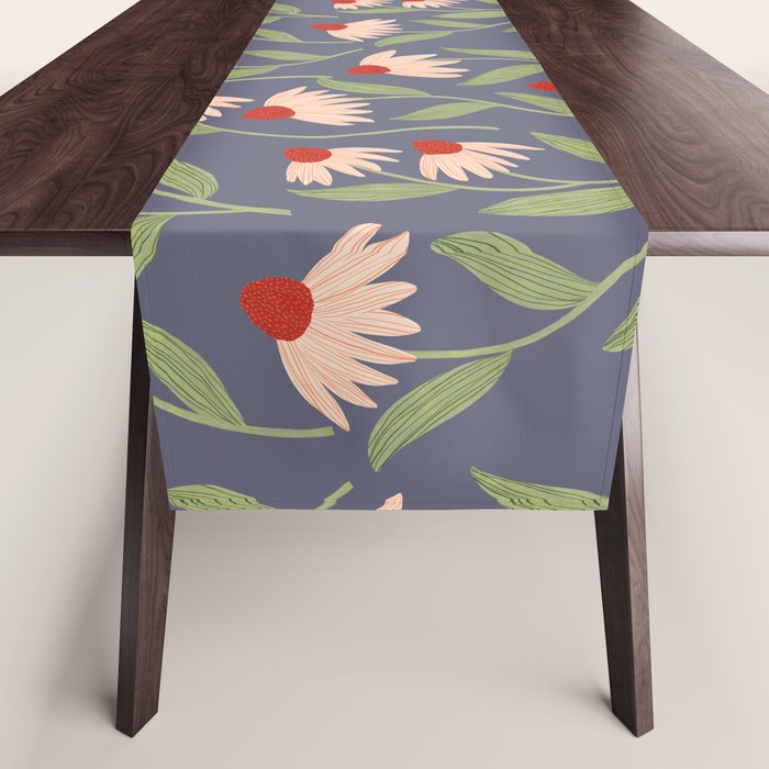 Vase of daisies Collection Table Runner Gallery Image 1