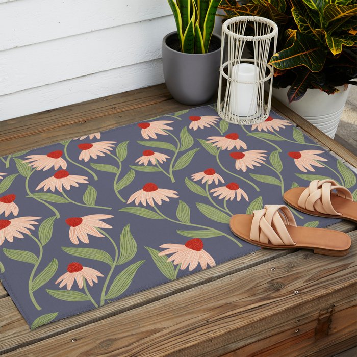 Vase of daisies Collection Outdoor Rug Gallery Image 2