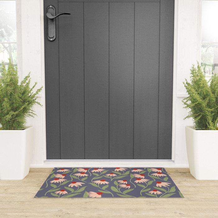 Vase of daisies Collection Welcome Mat Gallery Image 3