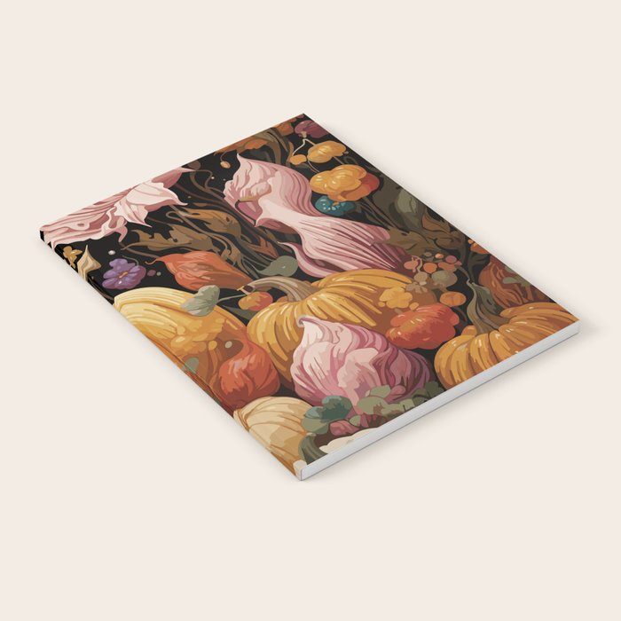 Patchwork of Autumn Pumpkin Art Notebook Gallery Image 2