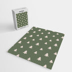 Christmas Tree Pattern Green Jigsaw Puzzle Gallery Image 2