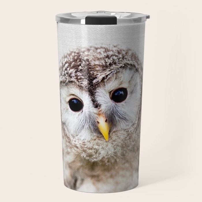 Baby Owl - Colorful Travel Mug Gallery Image 1