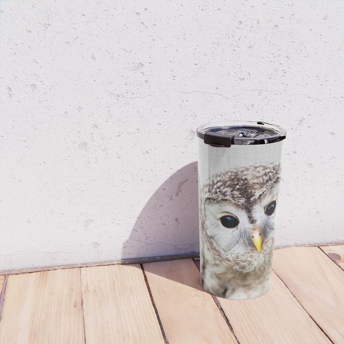 Baby Owl - Colorful Travel Mug Gallery Image 4