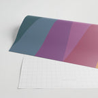 Geometric Triangles X Retro Rainbow Wrapping Paper Gallery Image 2