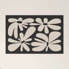 Bloom: Black & White Matisse Edition Welcome Mat Gallery Image 1