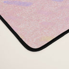 Retro Sunflower & Rainbow in Blue & Pink Desk Mat Gallery Image 4