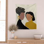 Black Love No. 1 Wall Tapestry Gallery Image 2