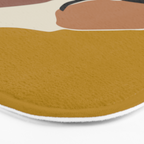 Black Love No. 1 Bath Mat Gallery Image 3