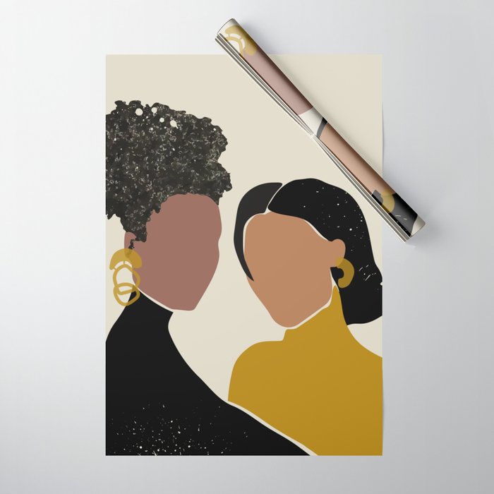 Black Love No. 1 Wrapping Paper Gallery Image 1