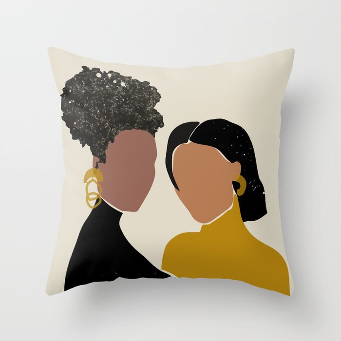 Black Love No. 1 Throw Pillow Gallery Image 6