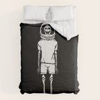 Skeleton want to be Asronaut Comforter Gallery Image 6