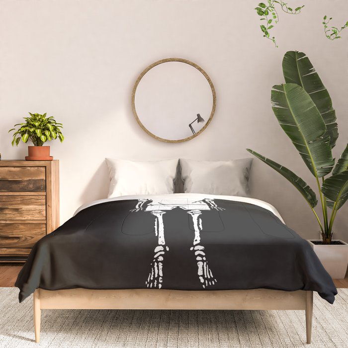 Skeleton want to be Asronaut Comforter Gallery Image 3