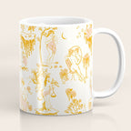 Honey, Pink & Gold Zodiac Toile Pattern. A Great Gift Idea For Astrology Fans! Coffee Mug Gallery Image 1