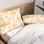 Honey, Pink & Gold Zodiac Toile Pattern. A Great Gift Idea For Astrology Fans! Pillow Sham Gallery Image 2
