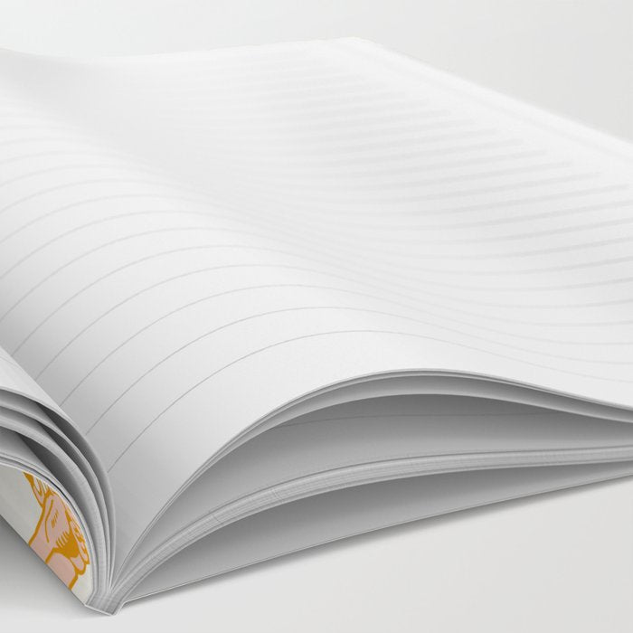 Honey, Pink & Gold Zodiac Toile Pattern. A Great Gift Idea For Astrology Fans! Notebook Gallery Image 2
