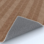 ivy stripes - warm brown Rug Gallery Image 4