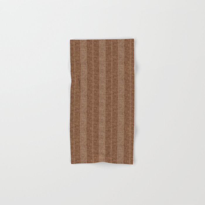 ivy stripes - warm brown Bath Towel Gallery Image 1