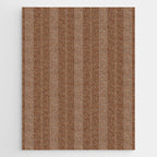 ivy stripes - warm brown Jigsaw Puzzle Gallery Image 1