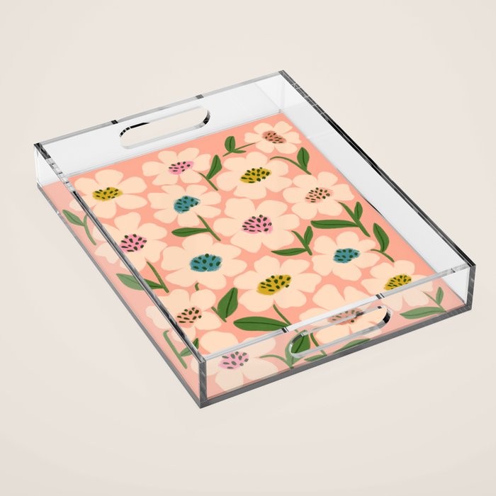 Blossom - Color fun Peach Acrylic Tray Gallery Image 1