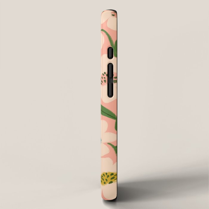 Blossom - Color fun Peach iPhone Case Gallery Image 2