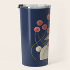 Rabbit And Wildflowers Travel Mug Gallery Image 3